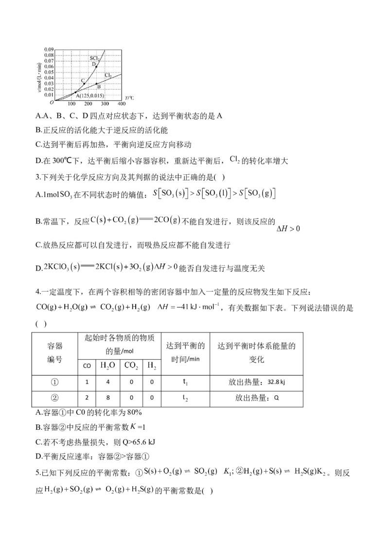 （9）化学反应速率与化学平衡&mdash;&mdash;2025学高考化学二轮复习易错重难提升新高考（含解析）_05高考化学_2025年新高考资料_二轮复习_2025高考化学二轮复习易错重难提升(含解析)