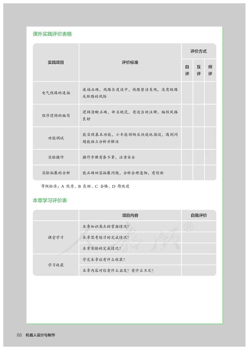普通高中教科书&middot;通用技术选择性必修机器人设计与制作(1)_高中全套电子教材及答案。_01高中电子教材全套_通用技术_人教版_高中年级_选择性必修2