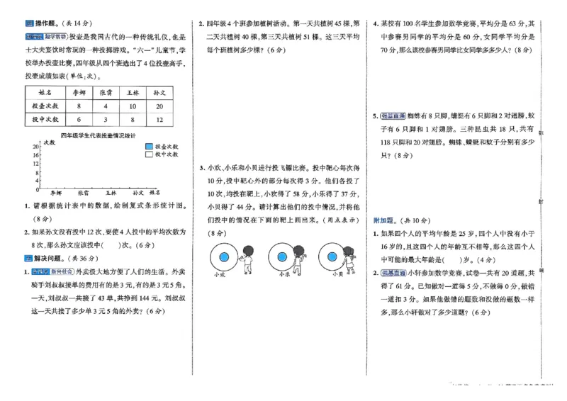 26春4下人教数学学霸提优大试卷_26春人教版数学三下_09、练习题+试卷合集_-26春《提优大试卷》