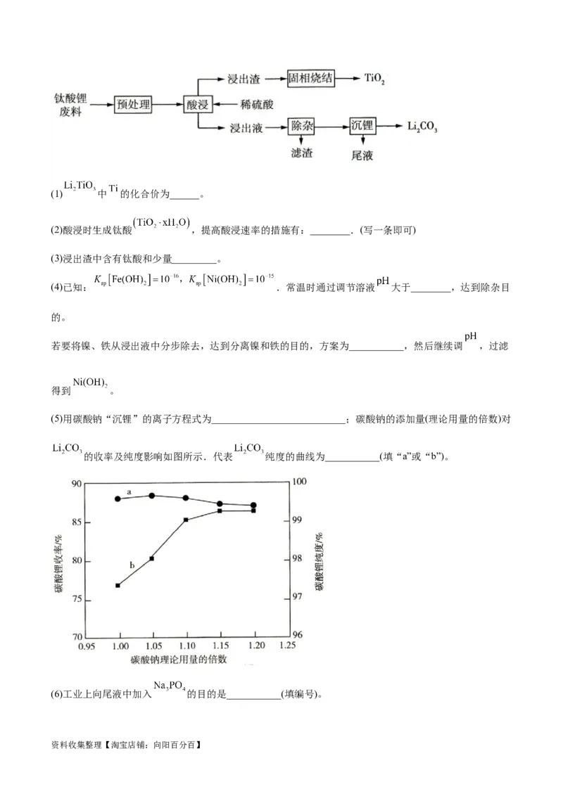 考点巩固卷03金属及其化合物&nbsp;（原卷版）_05高考化学_新高考复习资料_2024年新高考资料_一轮复习资料_完2024年高考化学一轮复习考点通关卷（新高考通用）_考点巩固卷