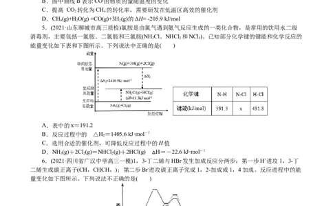 解密08化学反应与能量(集训)(原卷版)_05高考化学_新高考复习资料_2021新高考资料_高频考点解密2021年高考化学二轮复习讲义+分层训练4.7更新