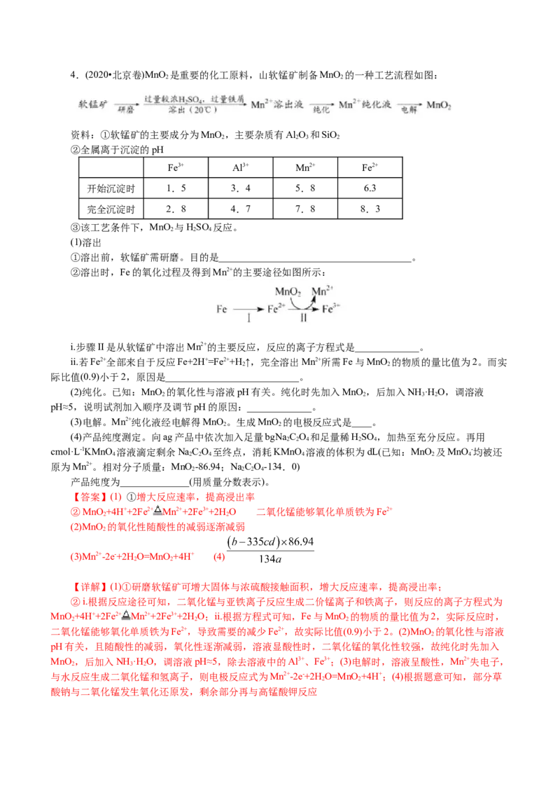 解密06金属及其化合物(讲义)-高频考点解密2021年高考化学二轮复习讲义+分层训练_05高考化学_新高考复习资料_2021新高考资料