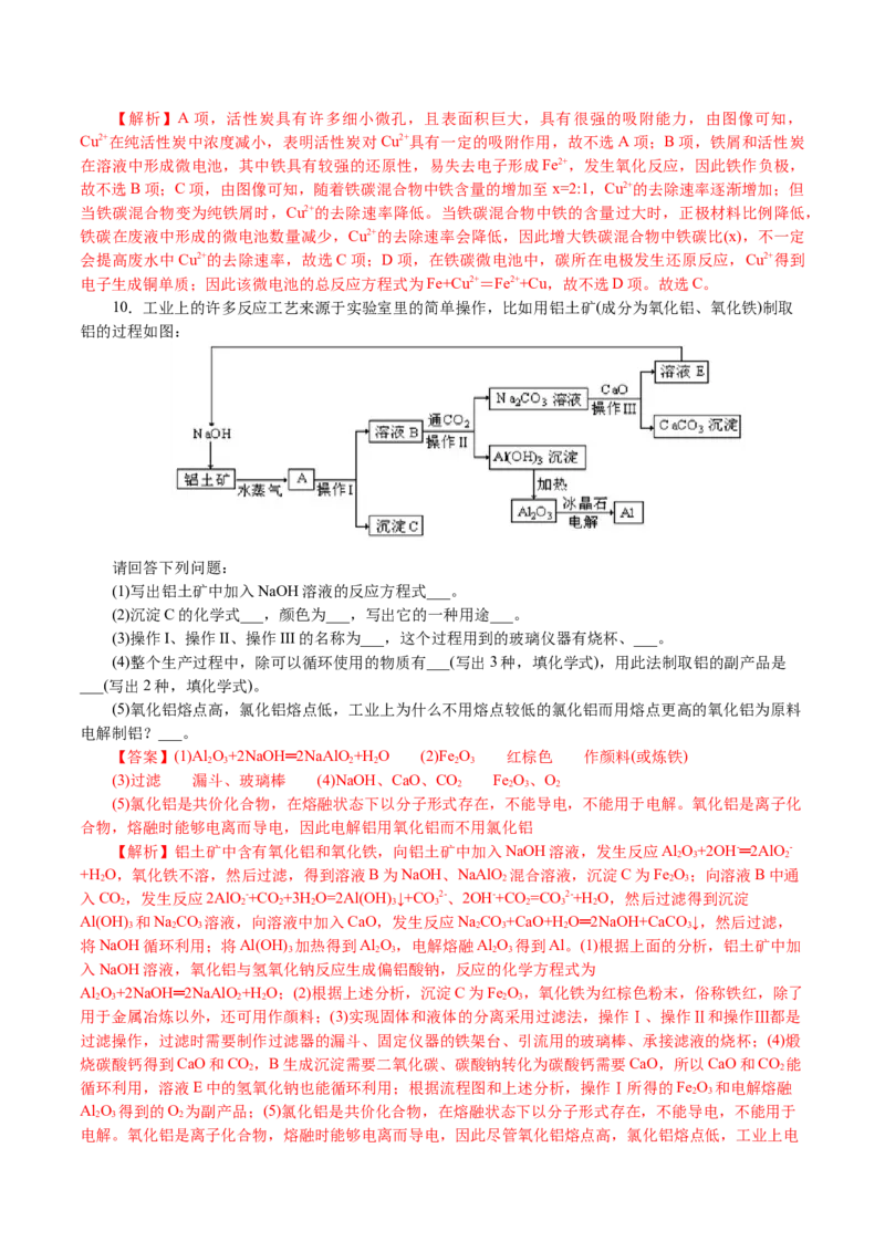 解密06金属及其化合物(讲义)-高频考点解密2021年高考化学二轮复习讲义+分层训练_05高考化学_新高考复习资料_2021新高考资料