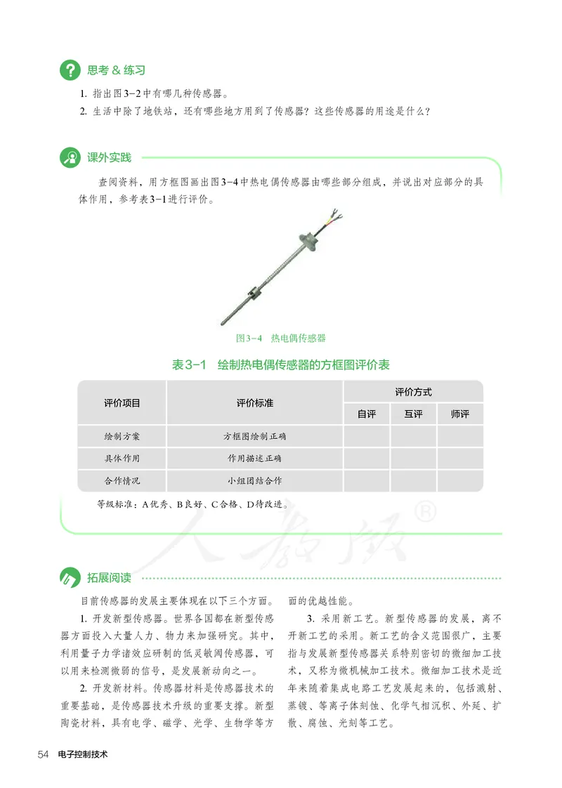 普通高中教科书&middot;通用技术选择性必修电子控制技术(1)_高中全套电子教材及答案。_01高中电子教材全套_通用技术_人教版_高中年级_选择性必修1