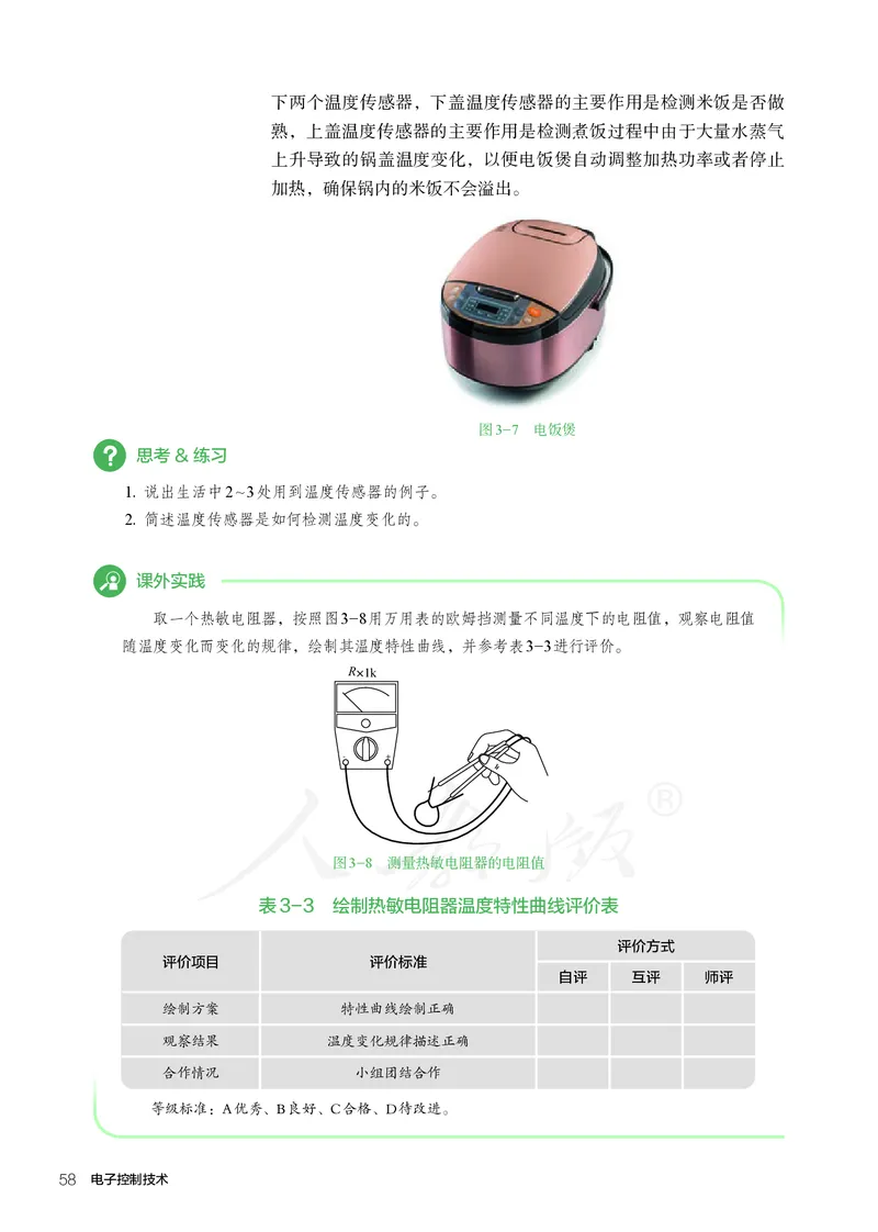 普通高中教科书&middot;通用技术选择性必修电子控制技术(1)_高中全套电子教材及答案。_01高中电子教材全套_通用技术_人教版_高中年级_选择性必修1