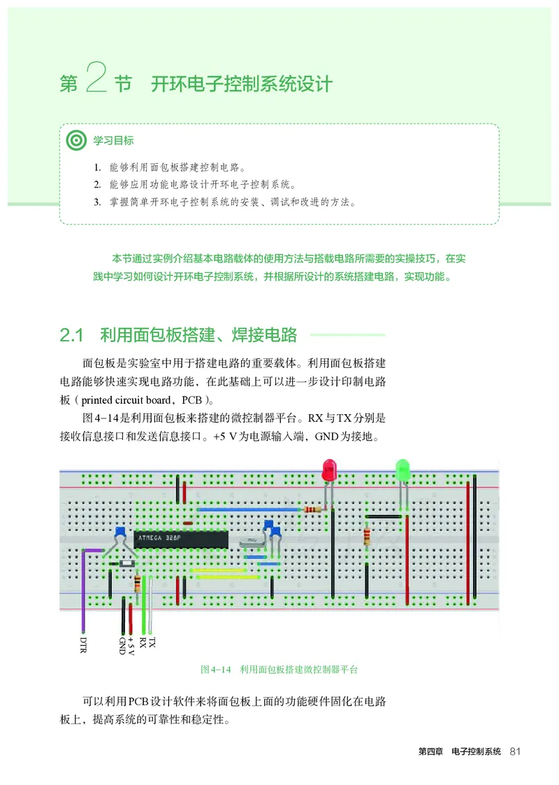 普通高中教科书&middot;通用技术选择性必修电子控制技术(1)_高中全套电子教材及答案。_01高中电子教材全套_通用技术_人教版_高中年级_选择性必修1