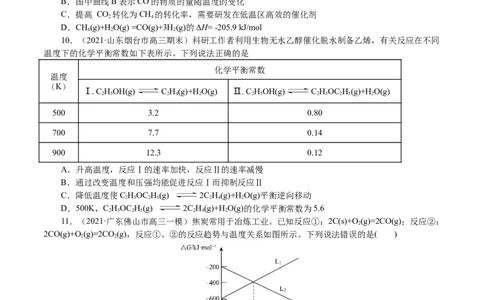 解密09化学反应速率与平衡(集训)(原卷版)_05高考化学_新高考复习资料_2021新高考资料_高频考点解密2021年高考化学二轮复习讲义+分层训练4.7更新