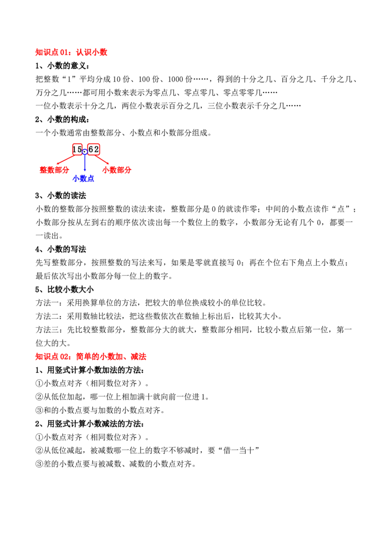 三年级数学下册全册知识点总结期末复习讲练测（人教版）_26春人教版数学三下_19、赠送其它资料_新建文件夹_三年级数学下册（人教版）_期末总复习-K156