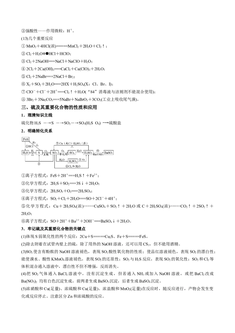 解密11非金属及其化合物（讲义）-高频考点解密2022年高考化学二轮复习讲义+分层训练（全国通用）（解析版）_05高考化学_通用版（老高考）复习资料_2023年复习资料_二轮复习