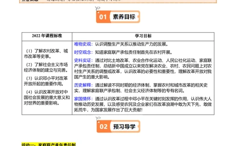 第8课经济体制改革（教师版）_新八下历史_00、更新资料3月23日_第二套(4)_同步讲义-U15_2025版