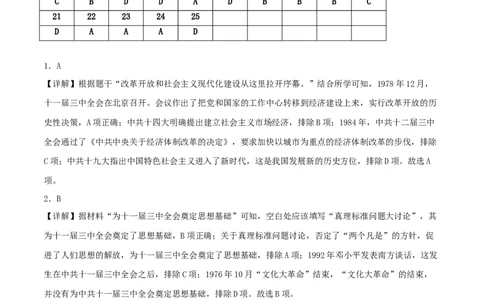 第三单元中国特色社会主义道路（期中期末真题重组卷）（答案教师版）_新八下历史_00、更新资料3月23日_第二套(4)_单元知识复习专项-U89_2024版
