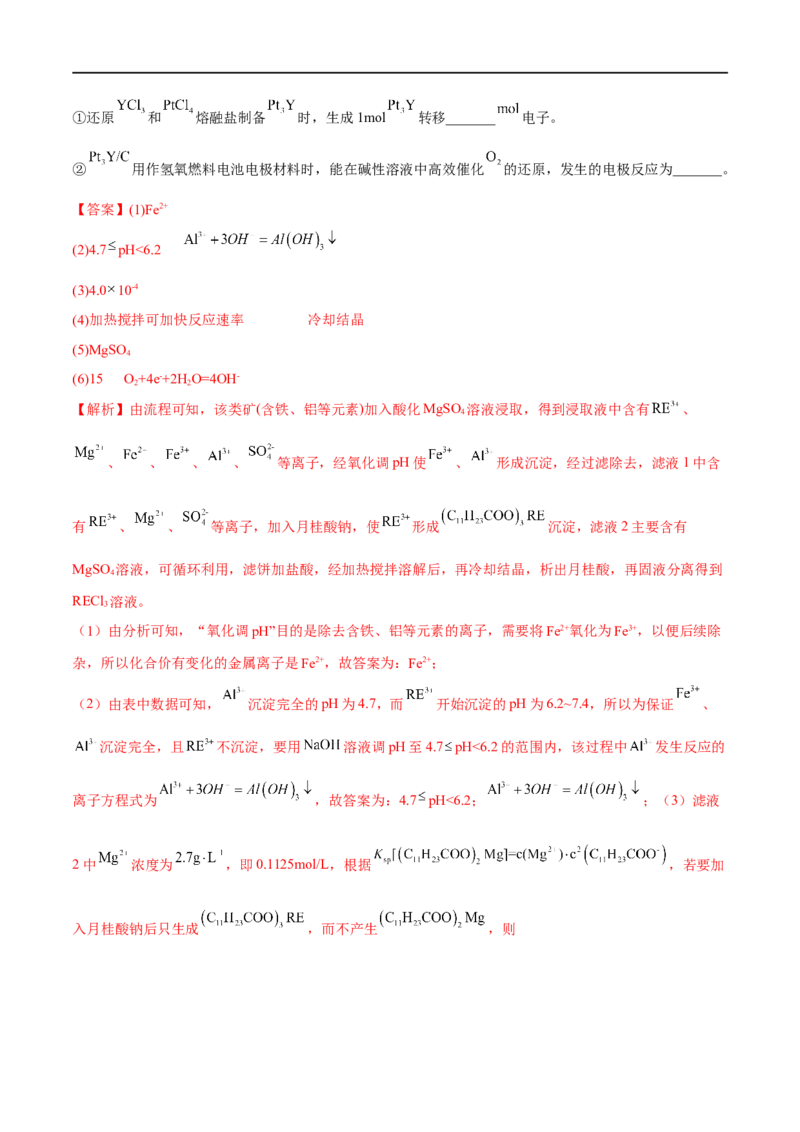 高考解密10常见金属及其重要化合物（分层训练）-高频考点解密2023年高考化学二轮复习讲义+分层训练（新高考专用）（解析版）_05高考化学_新高考复习资料_2023年新高考资料