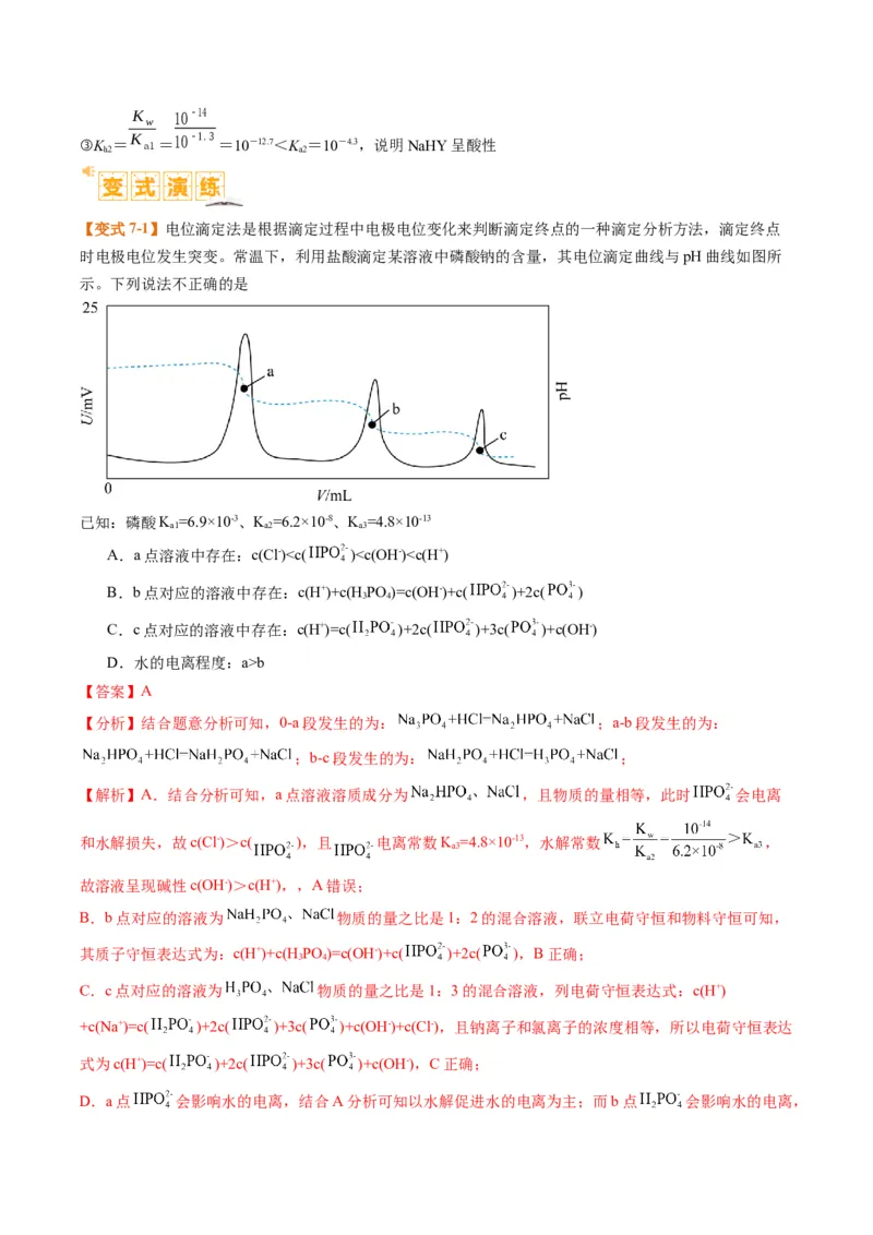 题型14电解质溶液（解析版）_05高考化学_2024年新高考资料_2.2024二轮复习_2024年高考化学二轮热点题型归纳与变式演练（新高考通用）