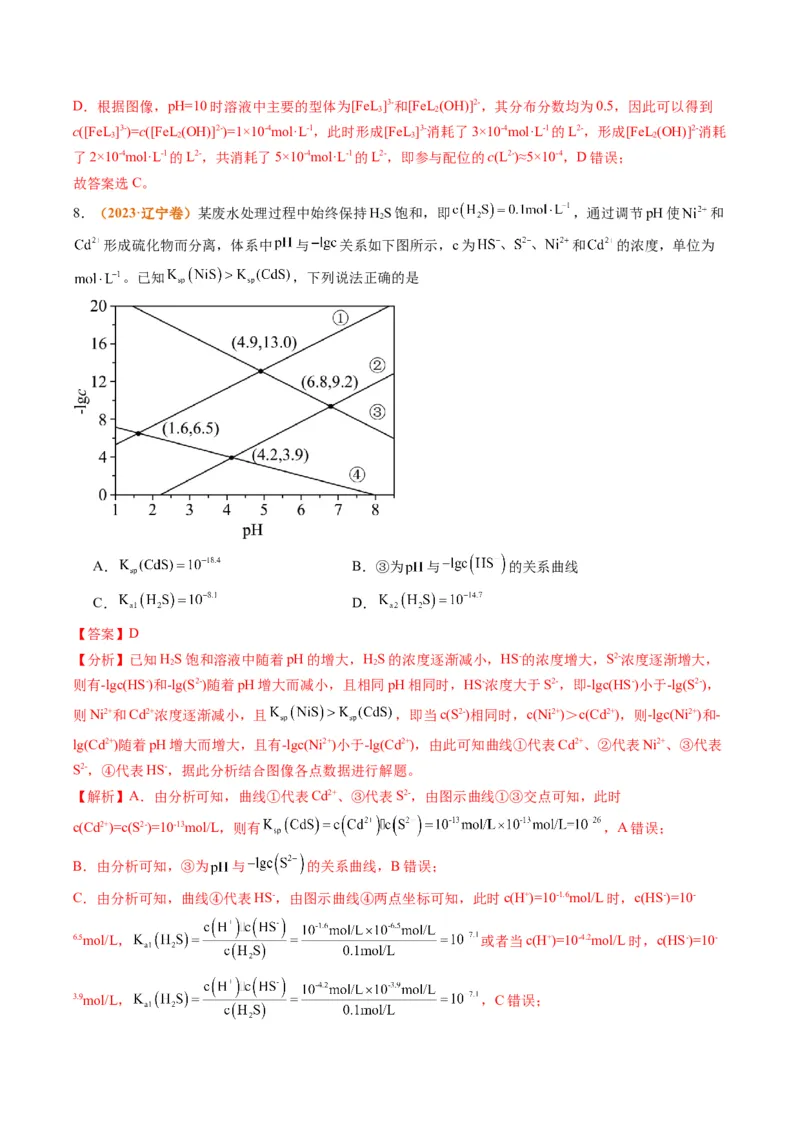 题型14电解质溶液（解析版）_05高考化学_2024年新高考资料_2.2024二轮复习_2024年高考化学二轮热点题型归纳与变式演练（新高考通用）