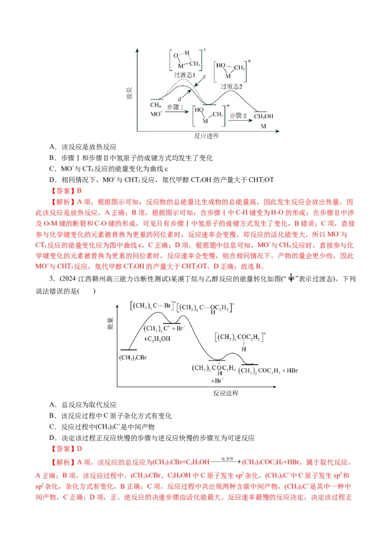 重难点突破反应机理的图象分析与应用(解析版)_05高考化学_2024年新高考资料_2.2024二轮复习_2024年高考化学二轮复习讲练测（新教材新高考）