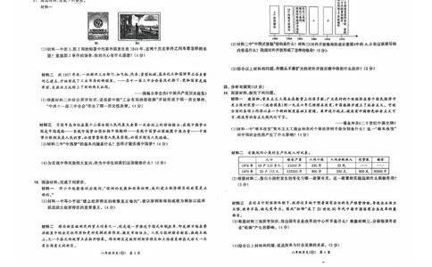 8历期中安徽省淮南第九中学2024-2025学年八年级下学期4月期中历史试题_新八下历史_13、月考真题试卷
