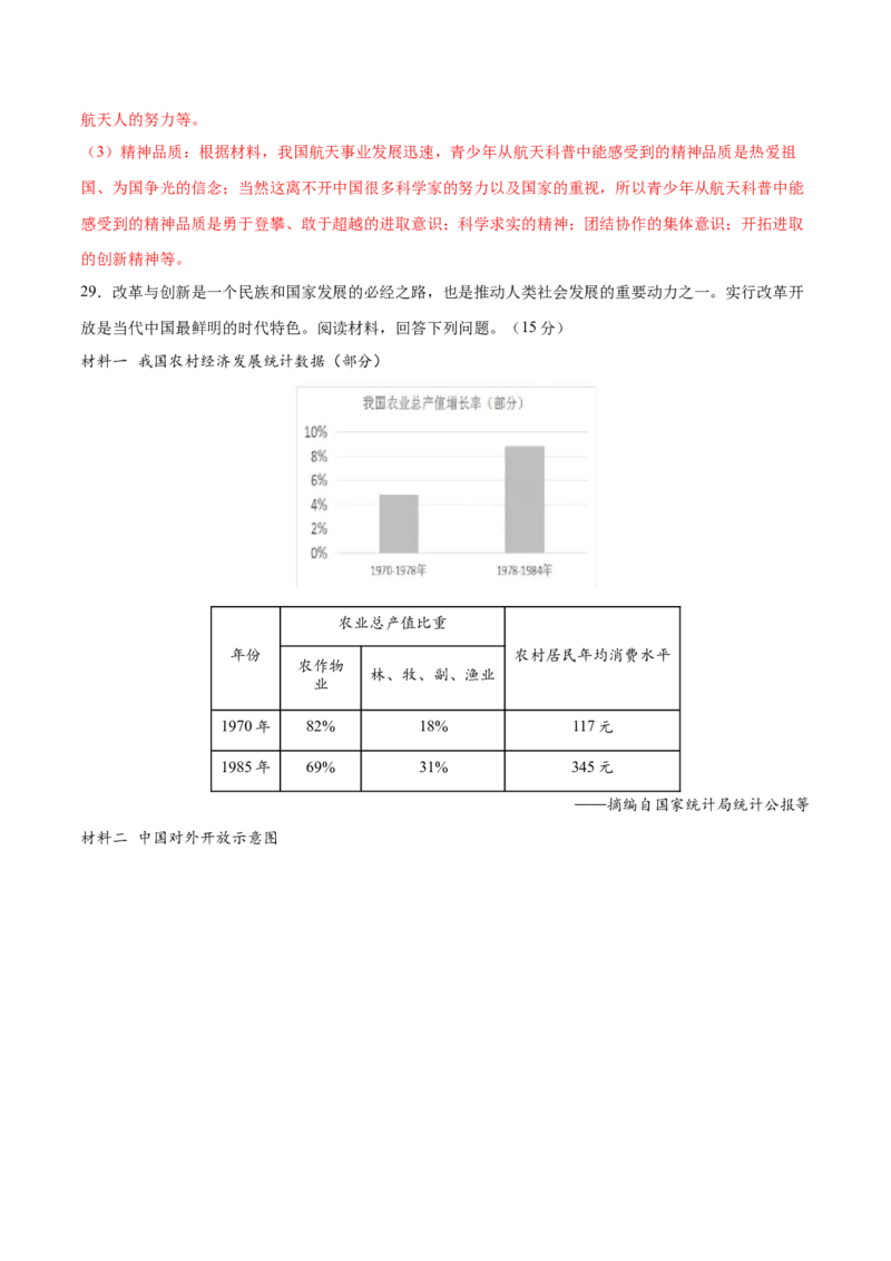 期末培优卷（解析版）_新八下历史_19、赠送其它资料_旧版_07习题试卷8下历史_4、期末试卷_期末培优卷-2022-2023学年八年级历史下学期期中期末考点大串讲（部编版）