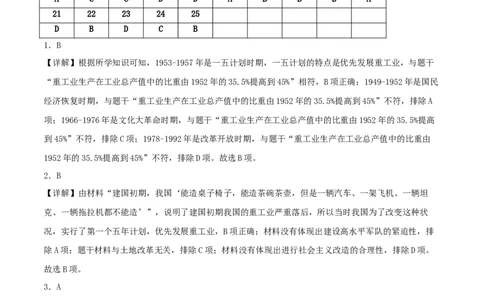 第二单元社会主义制度的建立与社会主义建设的探索（期中期末真题重组卷）（答案版）_新八下历史_00、更新资料3月23日_第二套(4)_单元知识复习专项-U89_2024版