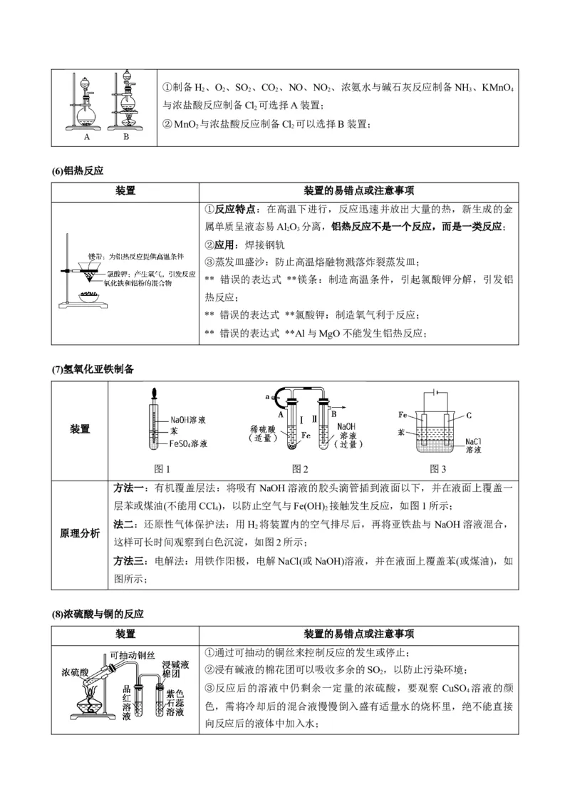 重难点07常见化学实验仪器与基本操作-2024年高考化学热点&middot;重点&middot;难点专练（新高考专用）（解析版）_05高考化学_2024年新高考资料_3.2024专项复习