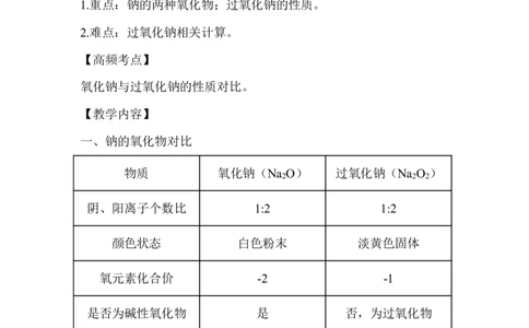 2.钠的氧化物_新人教版高中化学必修一、二_新人教版高中化学必修上册_微课高一化学必修1（视频课）_必修一讲义（2019人教版）_第二章海水中的重要元素&mdash;&mdash;钠和氯[10节]