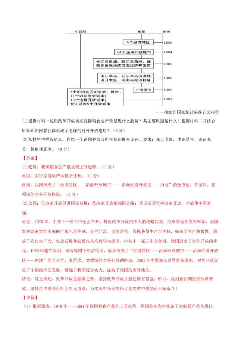 八下期末拔高检测卷01（全解全析）_new_新八下历史_19、赠送其它资料_旧版_07习题试卷8下历史_4、期末试卷