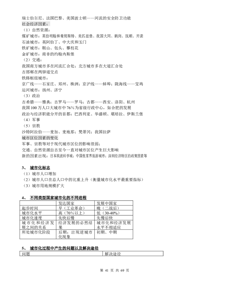 （超详）高中地理知识点归纳汇总_小初高知识点归纳汇总