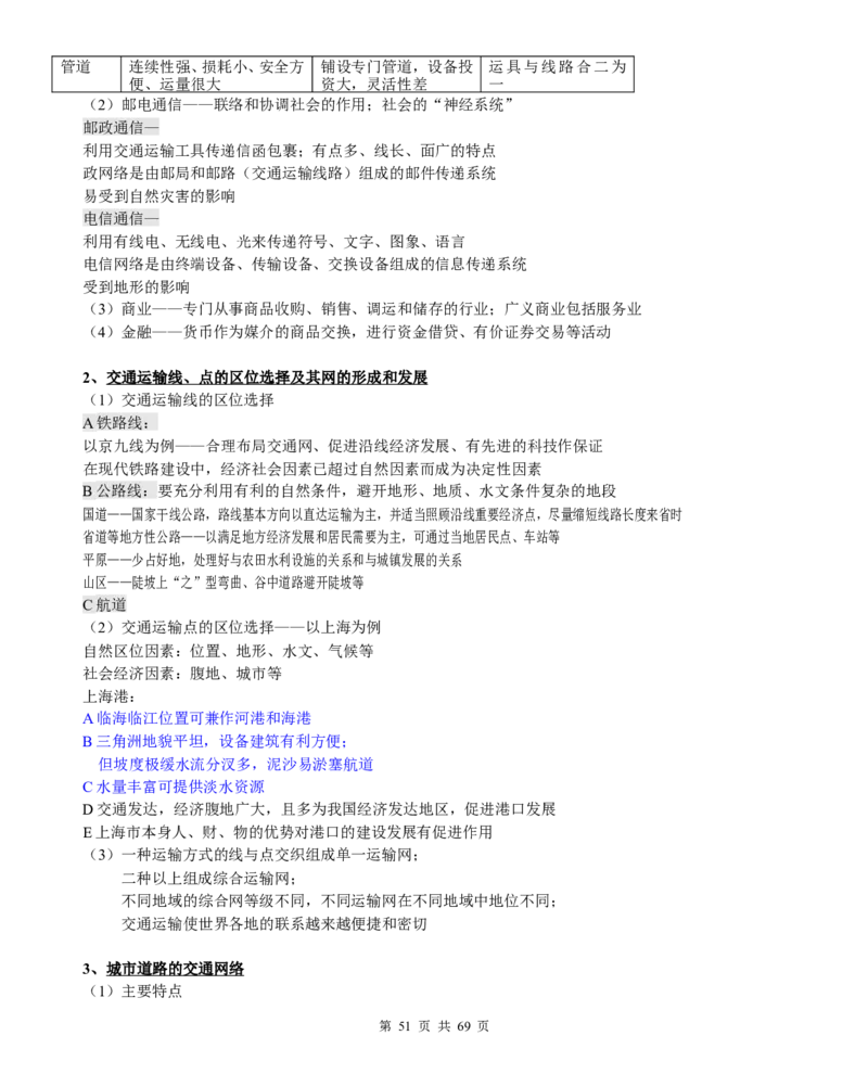 （超详）高中地理知识点归纳汇总_小初高知识点归纳汇总