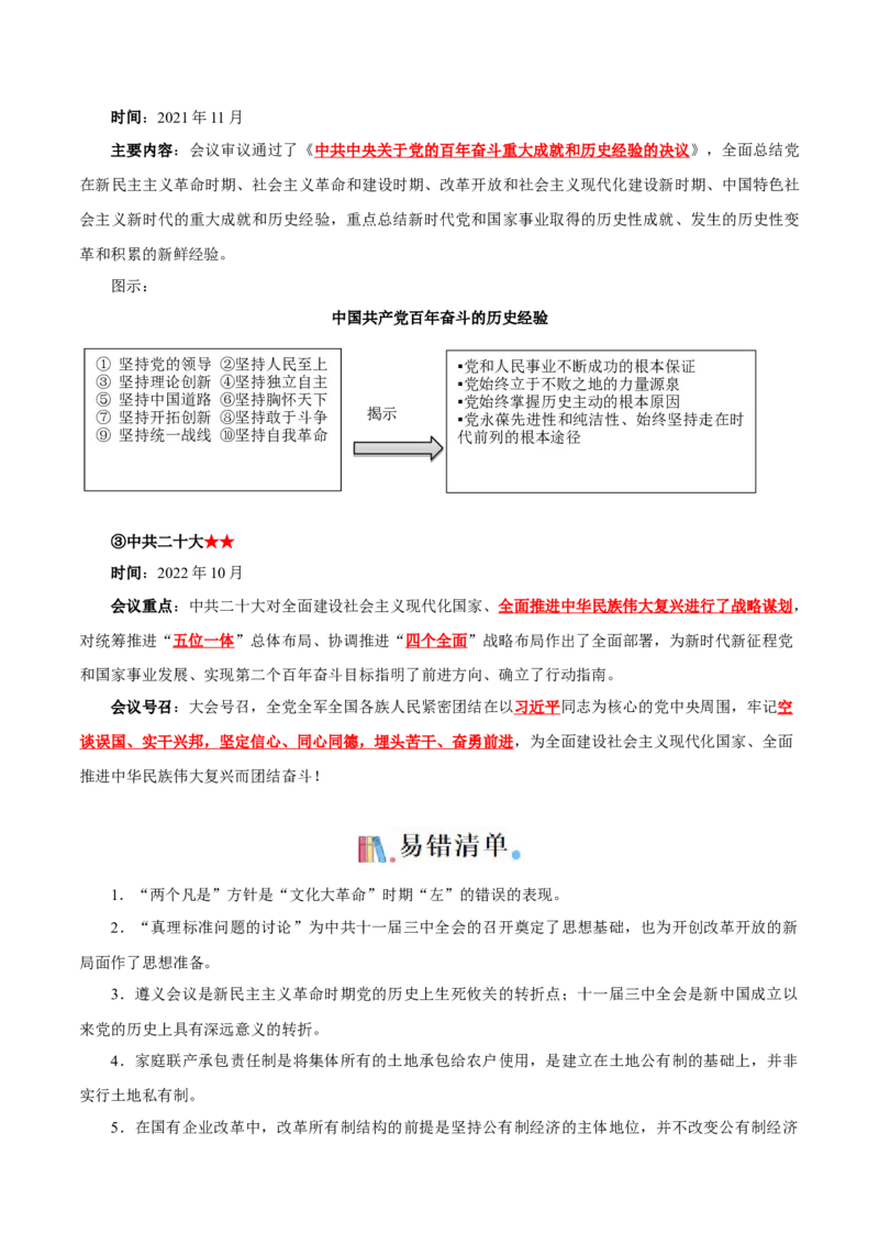考点清单01++第1_3单元（考点清单）-2023-2024学年八年级历史下册期末满分冲刺复习攻略_新八下历史_19、赠送其它资料_旧版_12复习课件8下历史