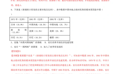 第三单元中国特色社会主义道路（B卷&middot;能力提升练）（解析版）_new_新八下历史_00、更新资料3月23日_新版_第三套_第二套_2026春季新版-持续更新中_10.试题_单元测试_分层AB卷
