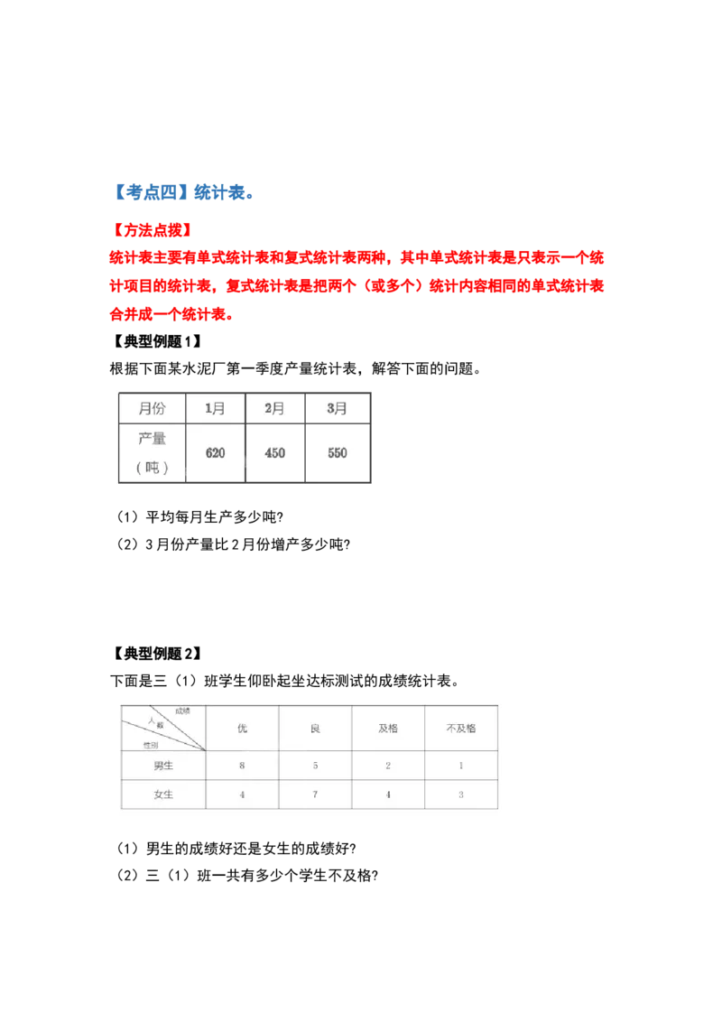 2021-2022学年三年级数学下册典型例题系列之期中复习应用篇（原卷版）人教版_26春人教版数学三下_19、赠送其它资料_新建文件夹_三年级数学下册（人教版）_期中+期末-K149_期中试卷