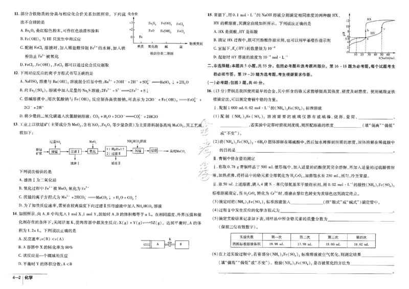 金考卷优秀模拟试卷汇编45套全国卷化学_05高考化学_高考模拟题_全国课标版_化学全国卷2023金考卷