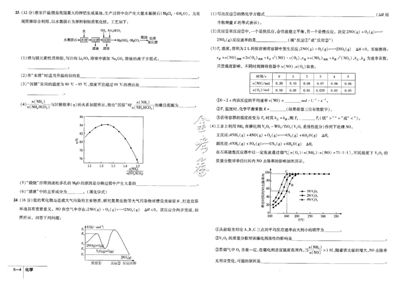 金考卷优秀模拟试卷汇编45套全国卷化学_05高考化学_高考模拟题_全国课标版_化学全国卷2023金考卷
