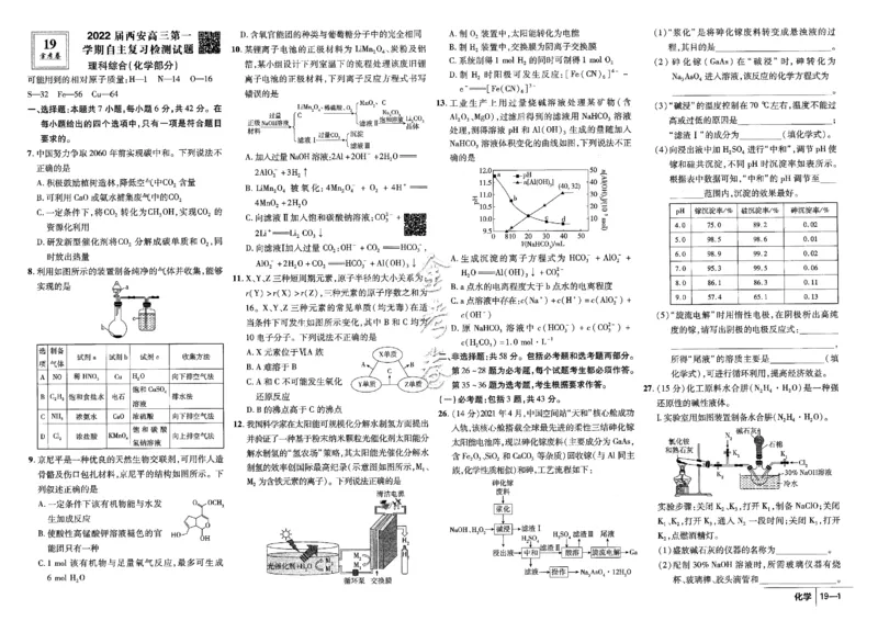 金考卷优秀模拟试卷汇编45套全国卷化学_05高考化学_高考模拟题_全国课标版_化学全国卷2023金考卷