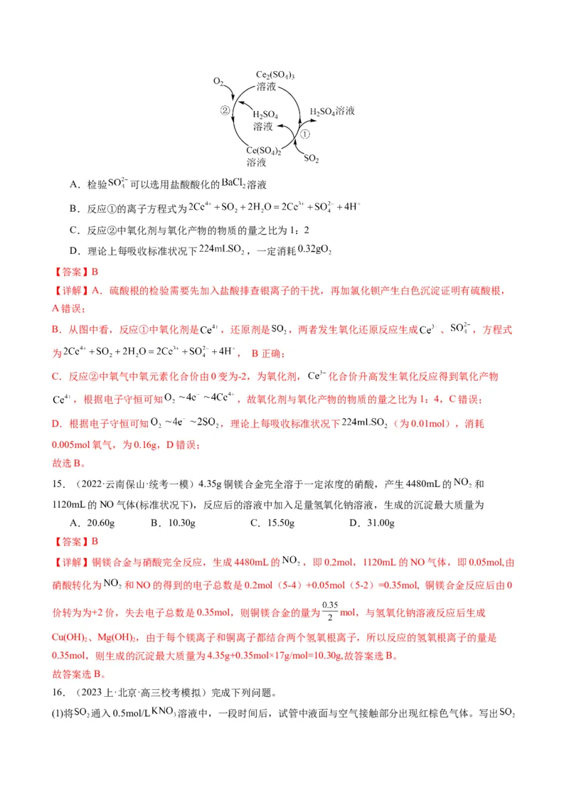 重难点05氧化还原反应的概念、规律、配平及计算-2024年高考化学热点&middot;重点&middot;难点专练（新高考专用）（解析版）_05高考化学_2024年新高考资料_3.2024专项复习