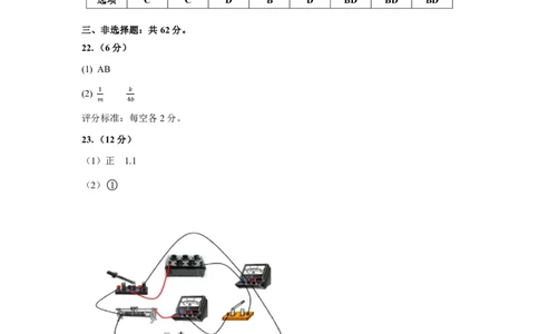 高三一模物理答案公众号：一枚试卷君_05高考化学_高考模拟题_新高考_2023年山西省太原市高考一模理科综合_2023年山西省太原市高考一模理科综合