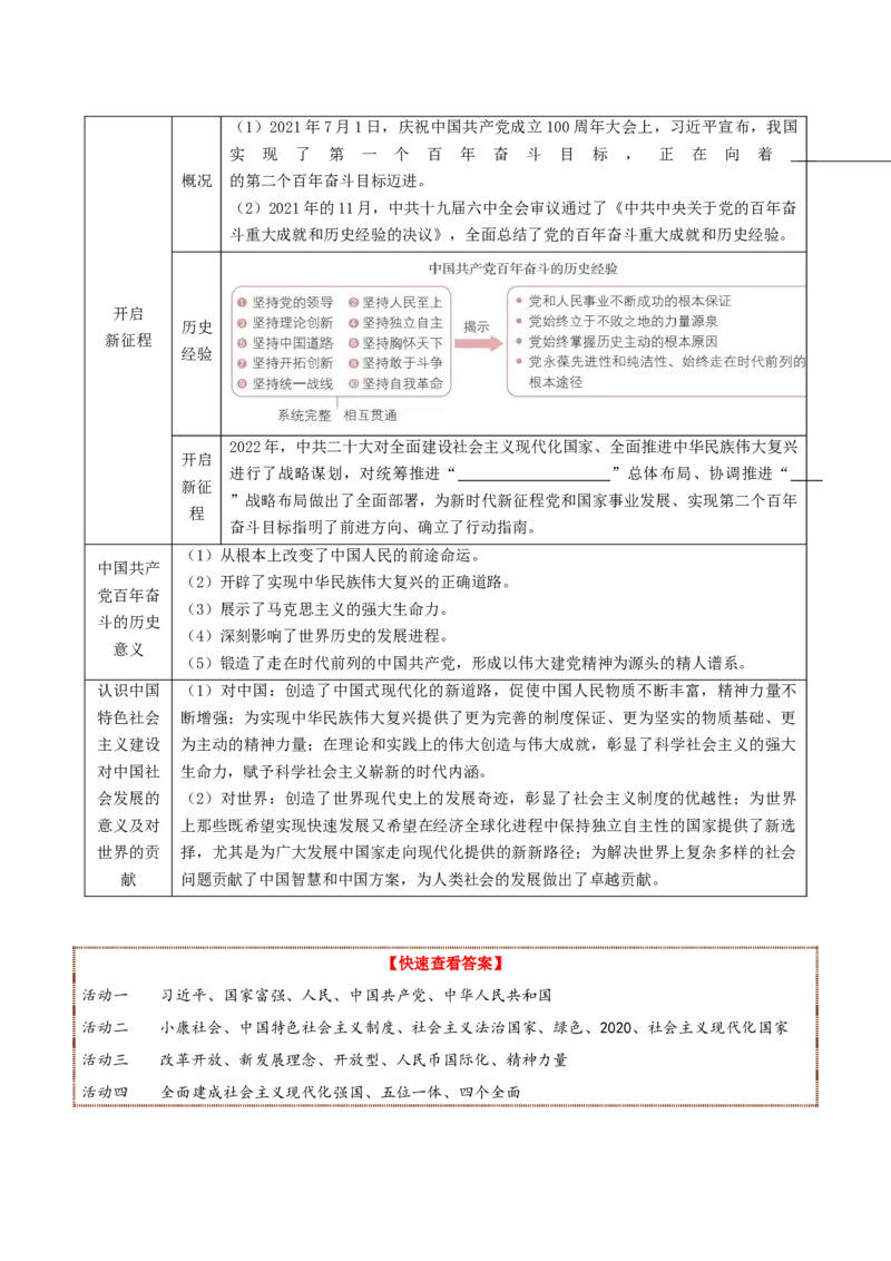 第11课为实现中国梦而努力奋斗（教师版）_新八下历史_00、更新资料3月23日_第二套(4)_同步讲义-U15_2025版