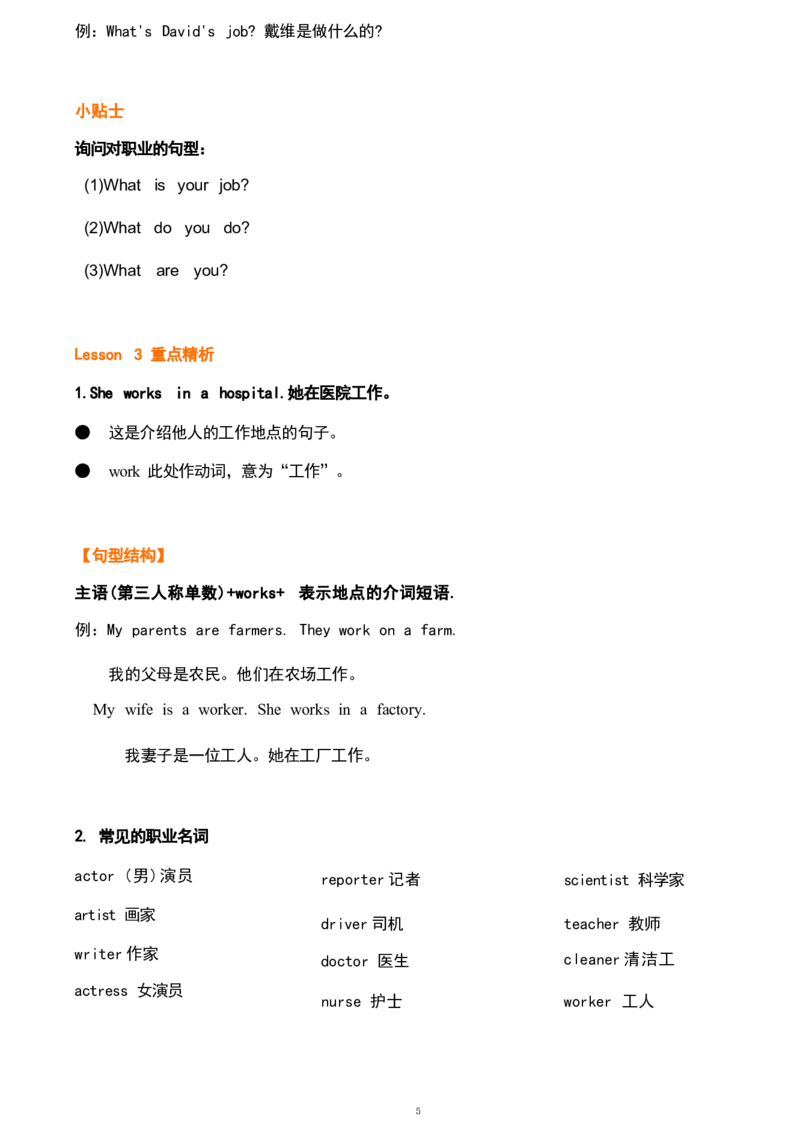 1_《小学各科知识点》_小学英语《知识梳理》3-6年级上下册_上册_鲁科版小学英语3-5年级上册重点知识_四上_U6