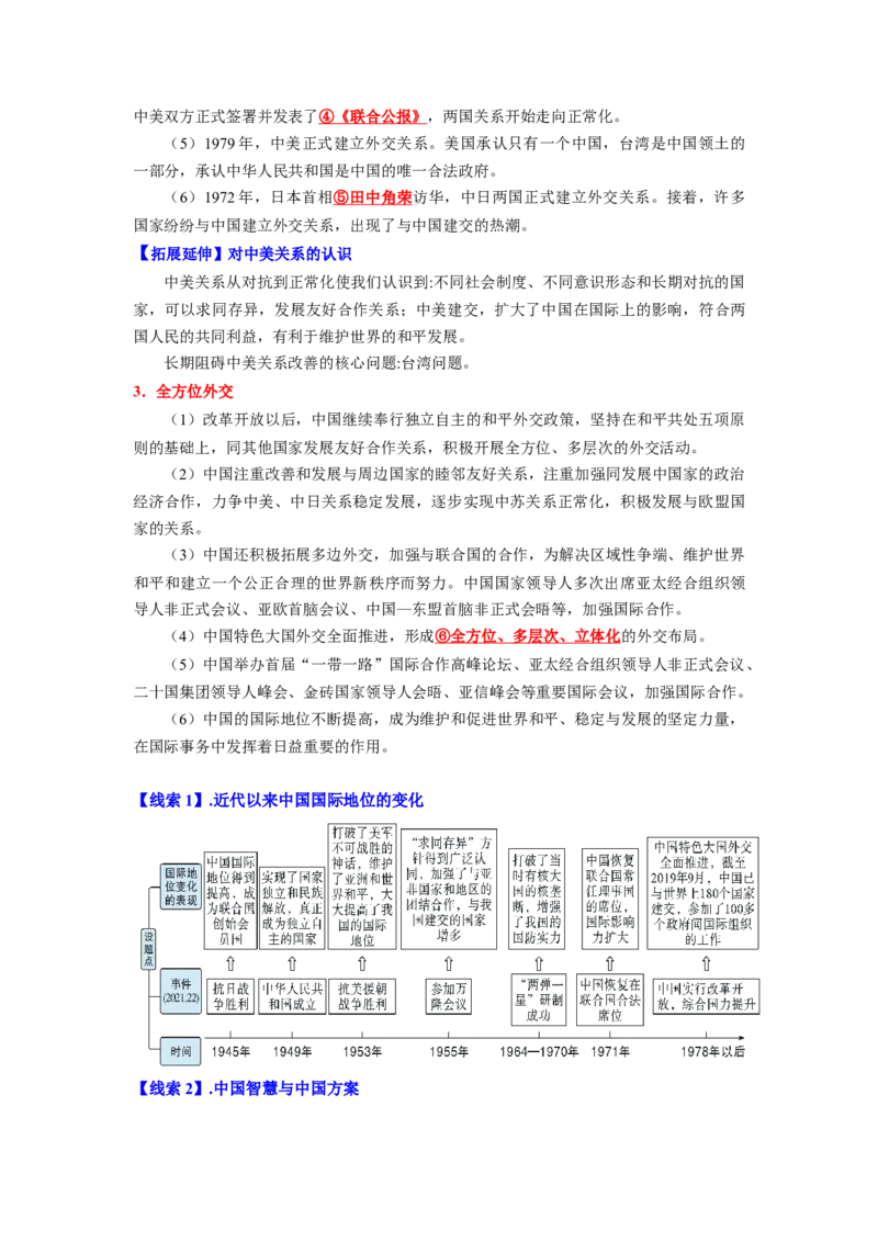 专题训练06++热点解读与突破（时事热点+周年热点+热点专练）-2023-2024学年八年级历史下册期末满分冲刺复习攻略_新八下历史_19、赠送其它资料_旧版_12复习课件8下历史