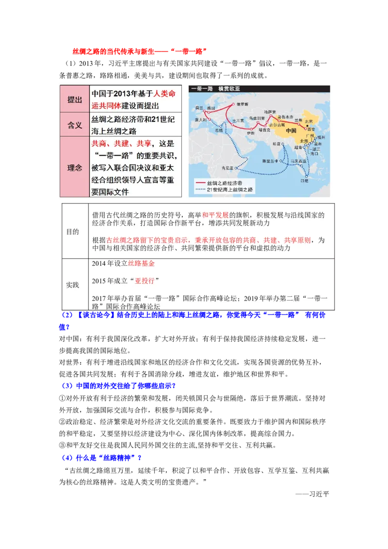 专题训练06++热点解读与突破（时事热点+周年热点+热点专练）-2023-2024学年八年级历史下册期末满分冲刺复习攻略_新八下历史_19、赠送其它资料_旧版_12复习课件8下历史