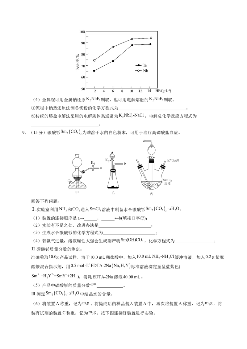 黄金卷04（全国卷新教材）-赢在高考&middot;黄金8卷备战2024年高考化学模拟卷（全国卷专用）（考试版）_05高考化学_2024年新高考资料_4.2024高考模拟预测试卷