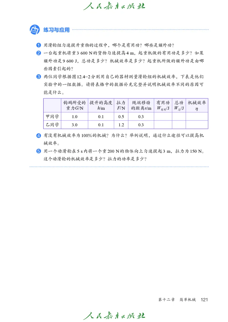 2026春人教版八年级物理下册电子课本