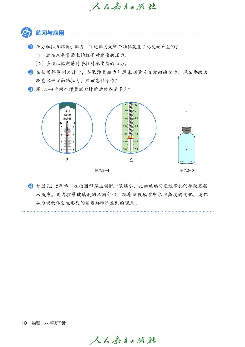 2026春人教版八年级物理下册电子课本