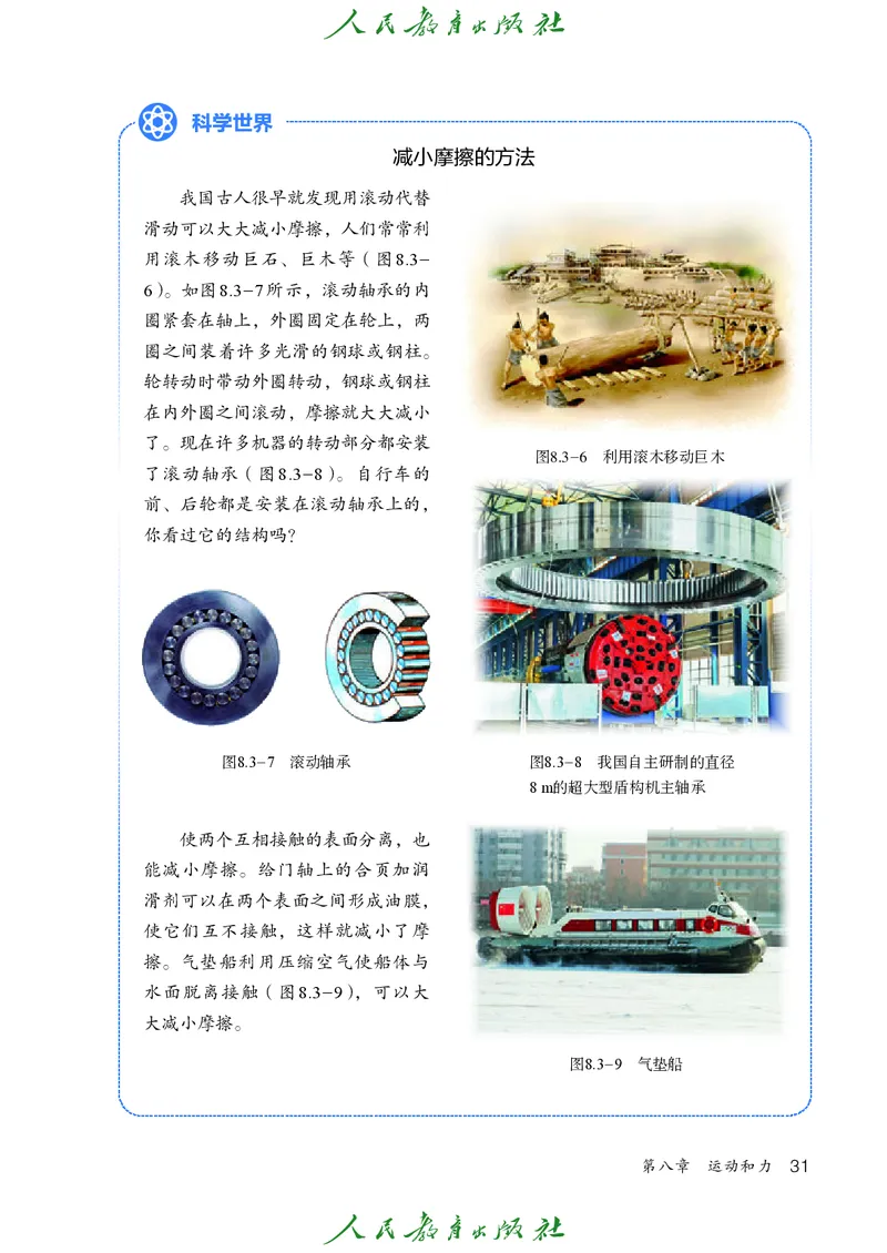 2026春人教版八年级物理下册电子课本