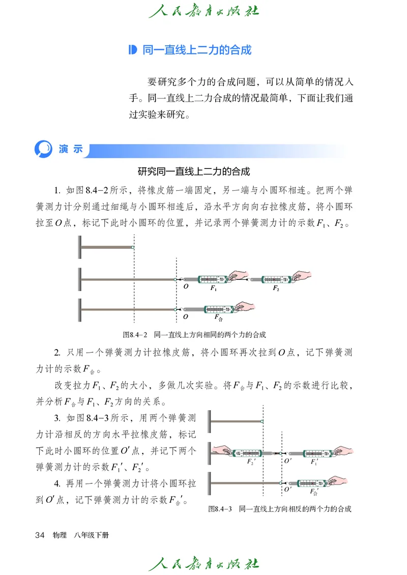 2026春人教版八年级物理下册电子课本