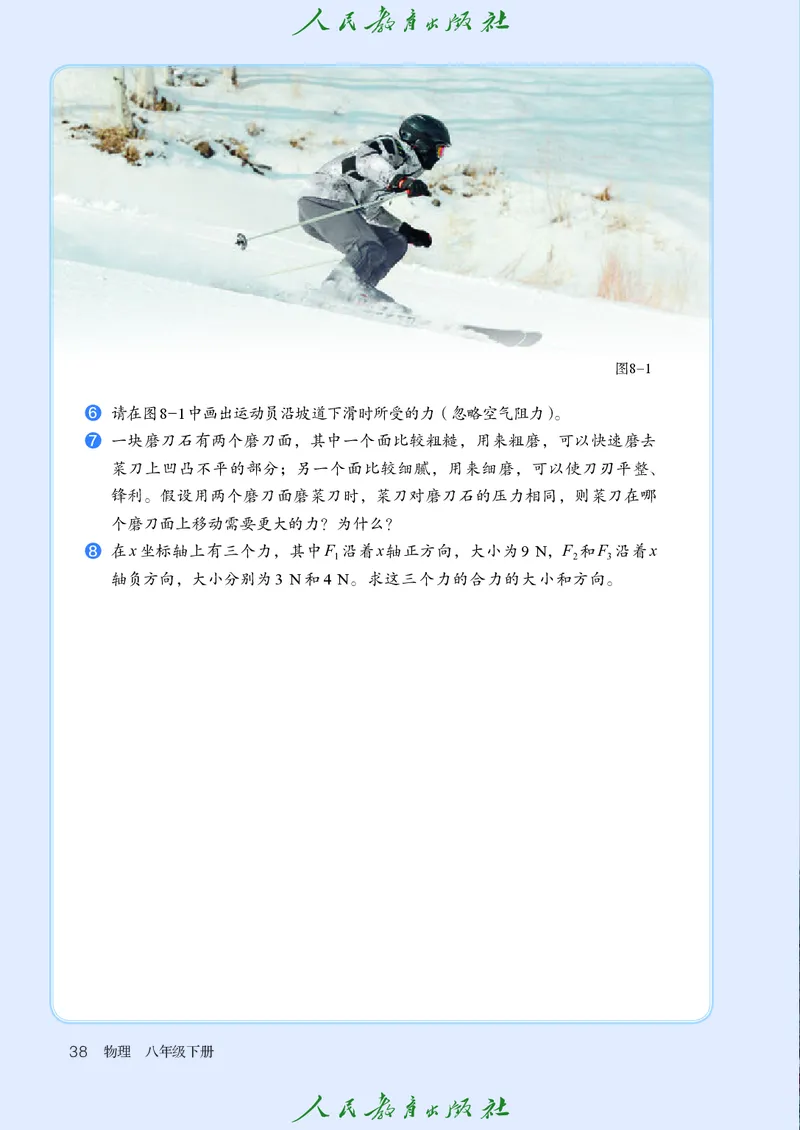 2026春人教版八年级物理下册电子课本