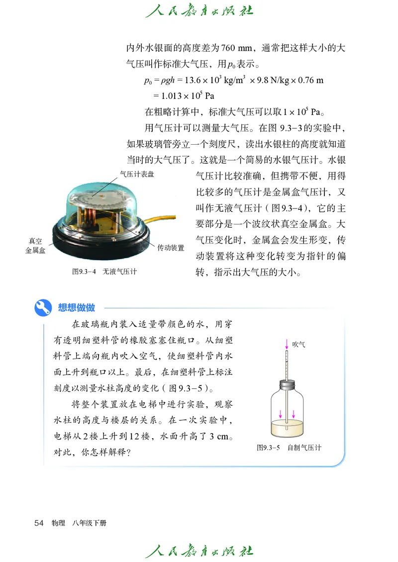 2026春人教版八年级物理下册电子课本