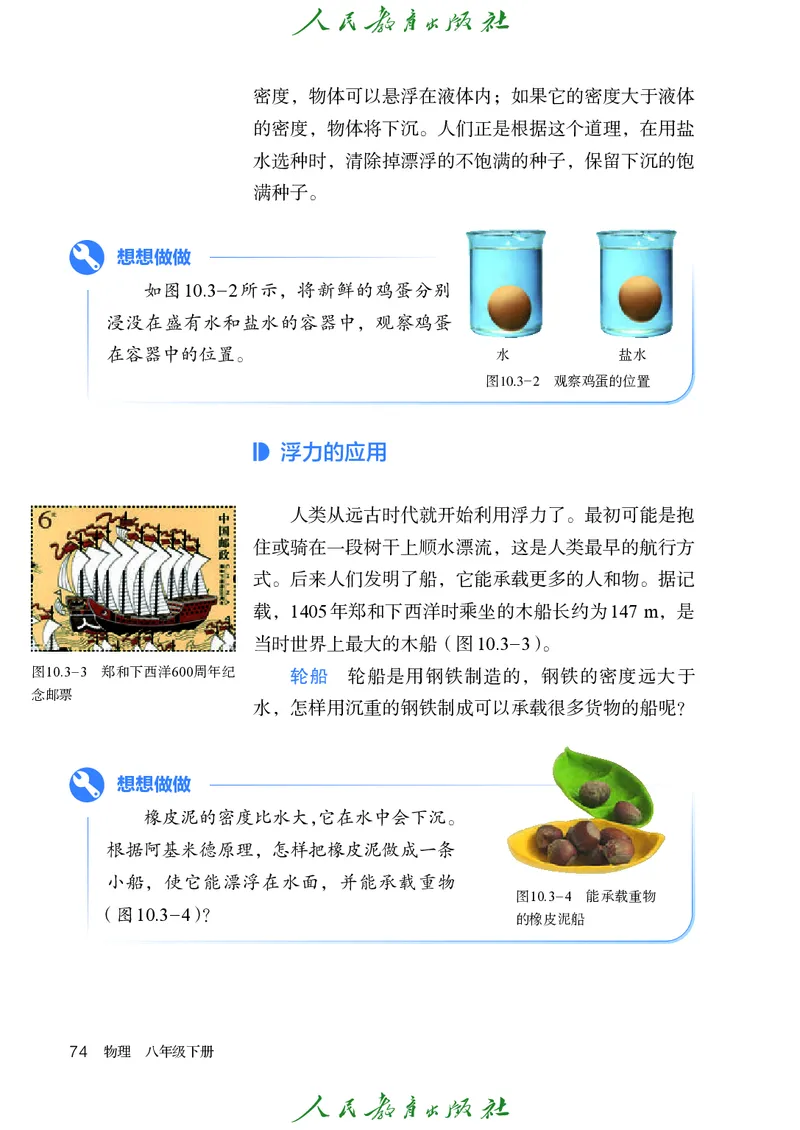 2026春人教版八年级物理下册电子课本