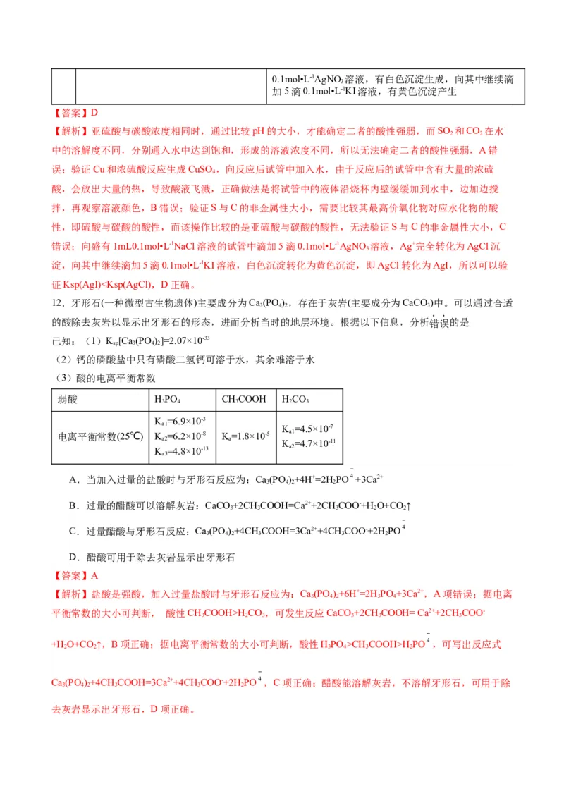 黄金卷02-赢在高考&middot;黄金8卷备战2024年高考化学模拟卷（江苏专用）（解析版）_05高考化学_2024年新高考资料_4.2024高考模拟预测试卷