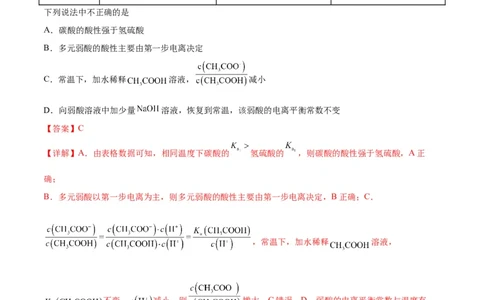 考点巩固卷09水溶液中的离子反应与平衡&nbsp;-2024年高考化学一轮复习考点通关卷（新高考通用）（解析版）_05高考化学_2024年新高考资料_1.2024一轮复习