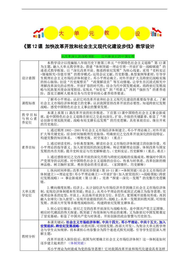 第12课加快改革开放和社会主义现代化建设步伐（教学设计）_新八下历史_00、更新资料3月23日_新版_第三套_第二套_2026春季新版-持续更新中